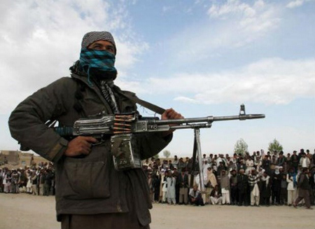 Một tay súng Taliban tại Afghanistan.
